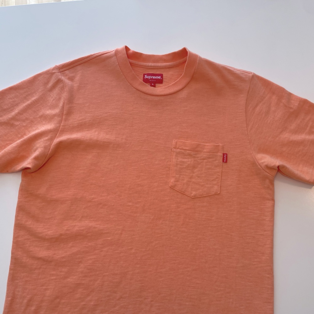 Supreme Peach Color T-Shirt Size Small
